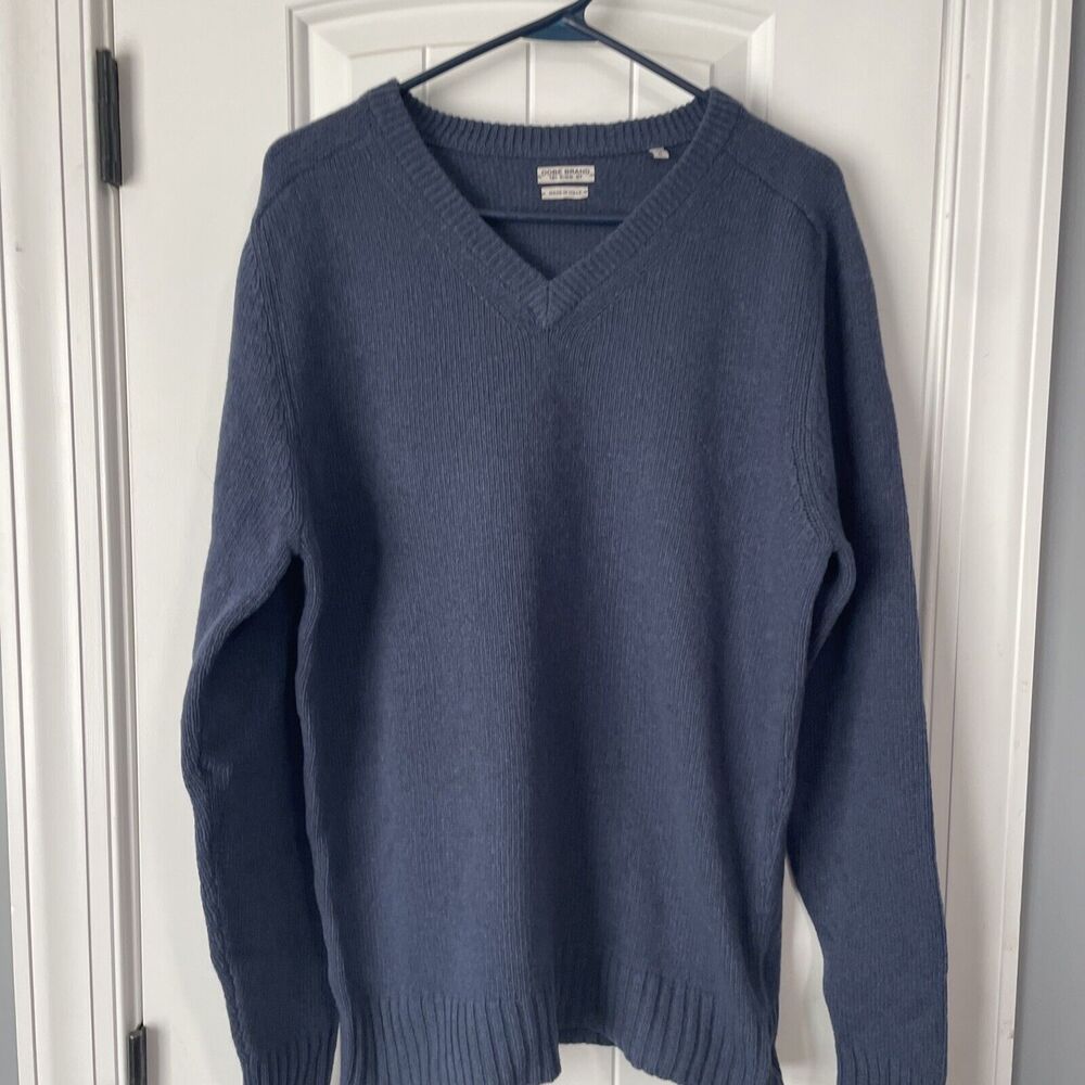 Oobe Mens Crewneck‎ Sweatshirt XL Blue Cotton Long Sleeve EUC